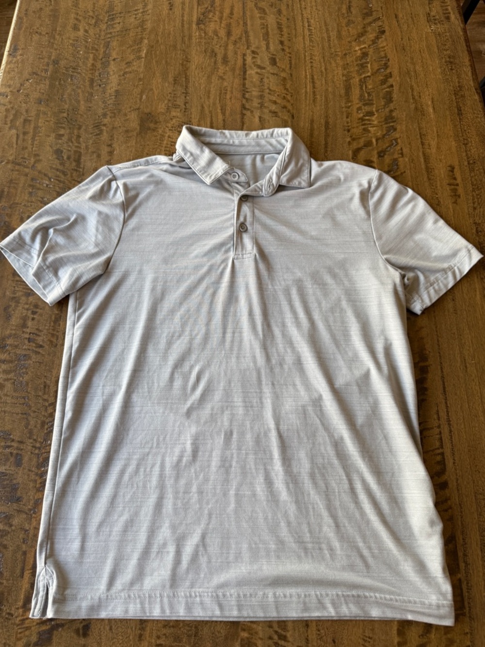 George Performance Polo Shirt Men’s Small Gray Athletic Stretch Golf Casual